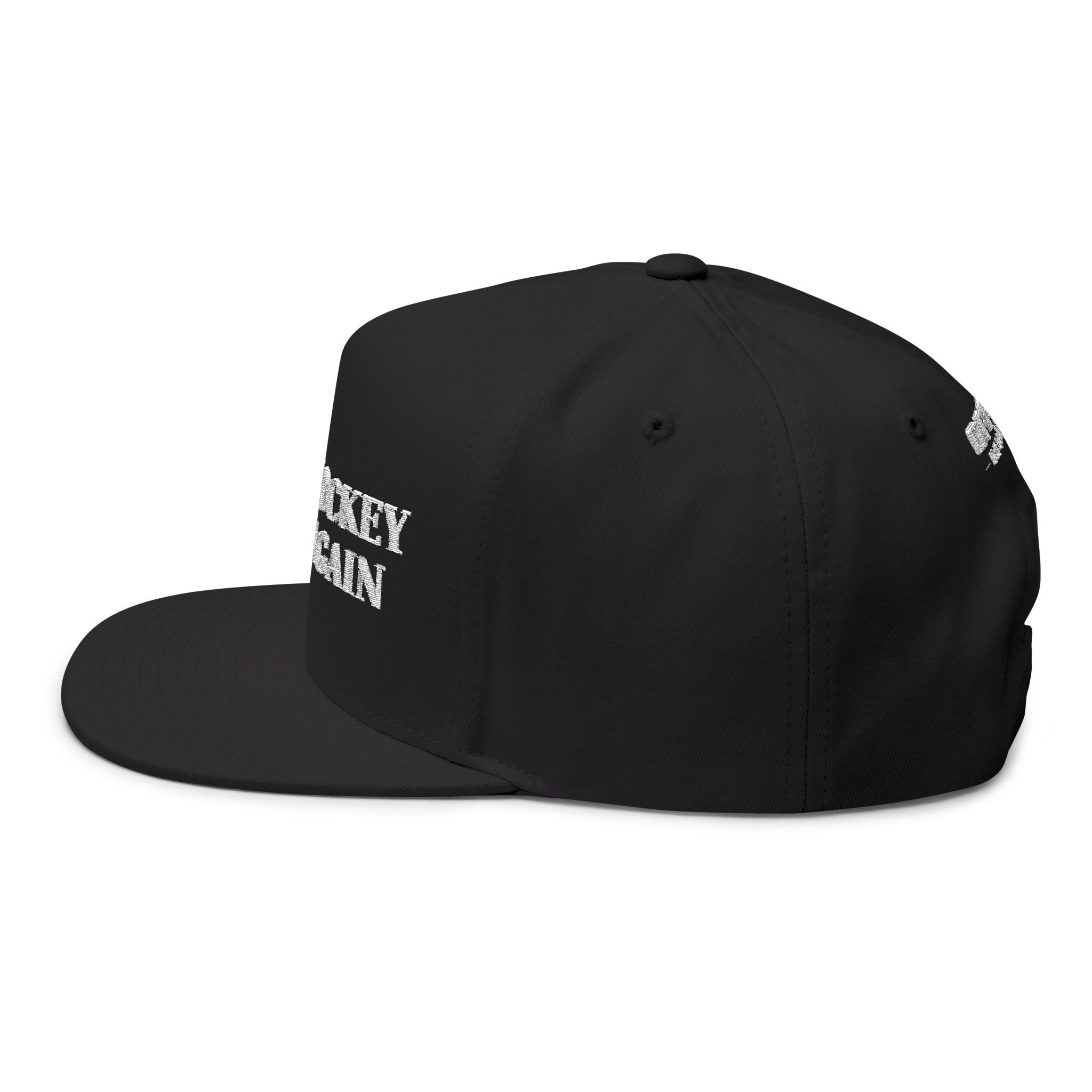 Make Hockey Mean Again Embroidered Flat Bill Cap
